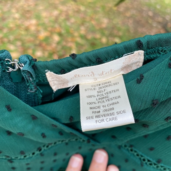 Alter’d State Green Polka Dot Dress - Picture 5 of 7